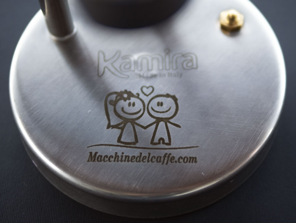 Personalizzazione Kamira con incisione
